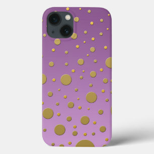Random Gold Punkte auf Lila Design title_seo2
