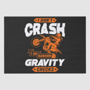 Random Gravity Karos - Motocross & Dirt Bike Seidenpapier