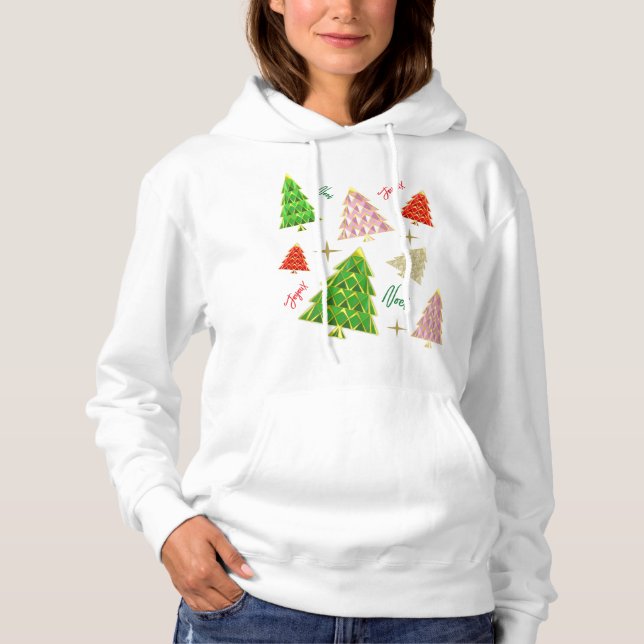 Random Joyoux Noel Christmas T-Shirt Hoodie (Vorderseite)