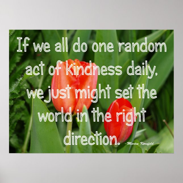 Random Kindness Poster (Vorne)