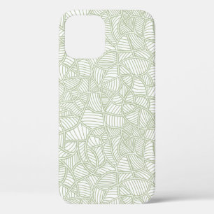 Random Leaf Mosaic Pale Green Case-Mate iPhone Hülle