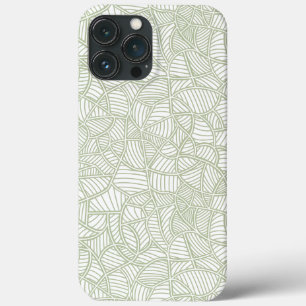 Random Leaf Mosaic Pale Green Case-Mate iPhone Hülle