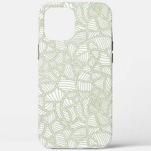 Random Leaf Mosaic Pale Green Case-Mate iPhone Hülle
