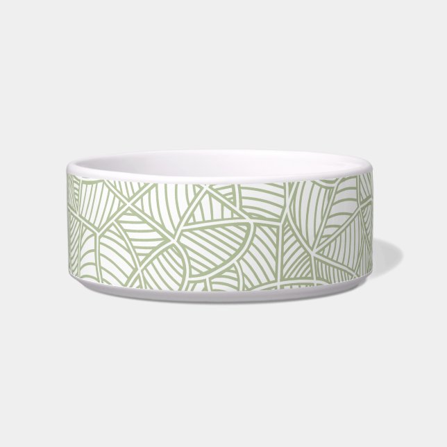 Random Leaf Mosaic Pale Green Napf (Vorderseite)