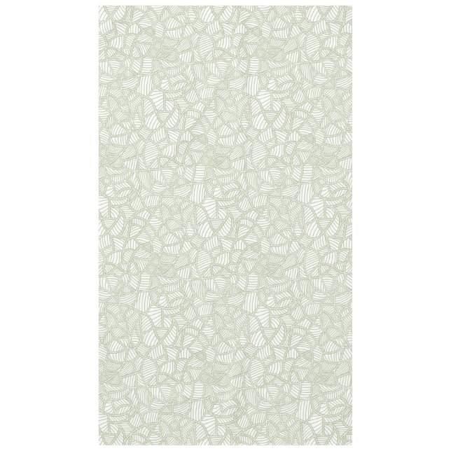 Random Leaf Mosaic Pale Green Tischdecke (Vorderseite)