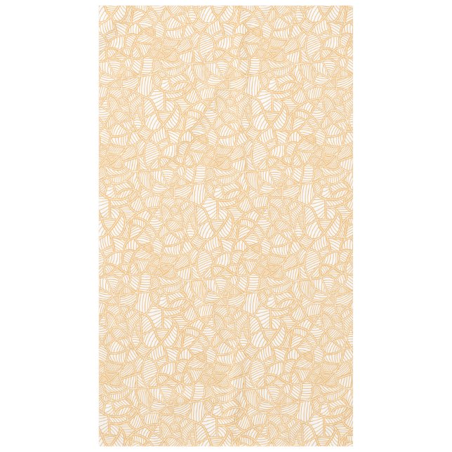 Random Leaf Mosaic Pale Orange Tischdecke (Vorderseite)