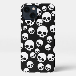 Random Skulls Muster iPhone Hülle