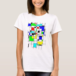 Random Squares hassen Mondrian T-Shirt
