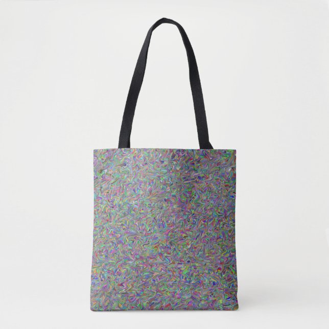 Random Swirl Medium Tote Bag Tasche (Vorderseite)