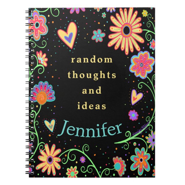 Random Thought and Ideals Personalisiert Notizblock (Vorderseite)