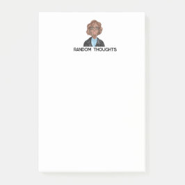 Random Thoughts Postit Notes Post-it Klebezettel