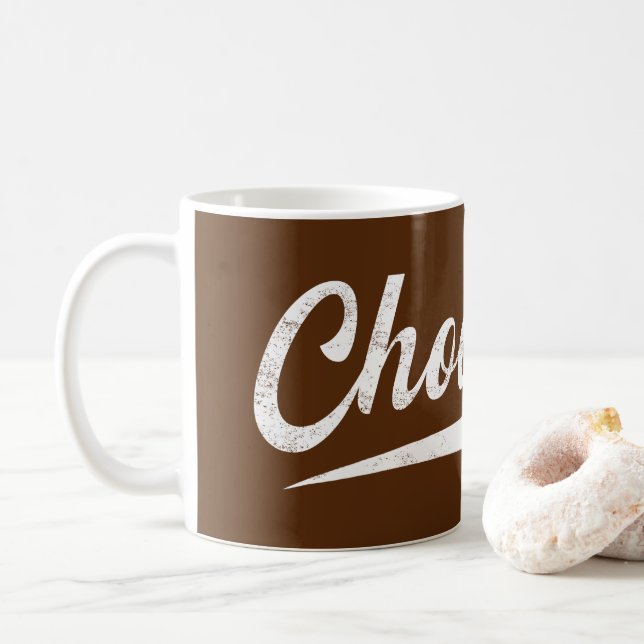 Random Varsity - Schokolade Kaffeetasse (Mit Donut)