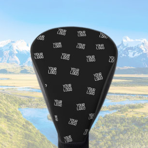 Randomisiertes Design, Geschäftslogo oder Bild Golf Headcover