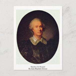 Randon De Boisset von Jean-Baptiste Greuze Postkarte