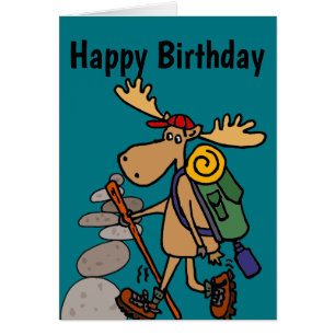 Randonnée drôle d'orignaux avec la bande dessinée