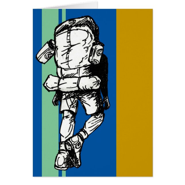 Randonneur (type) - bleu-vert (Devant)