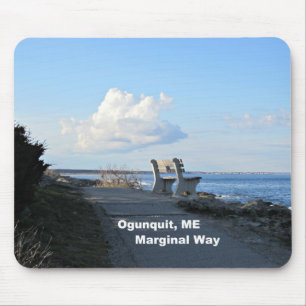Randweg, Ogunquit, Maine Mousepad