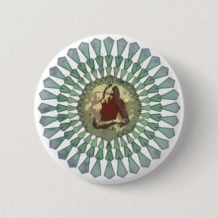 Randy Castillo-Mandala-Knopf Button