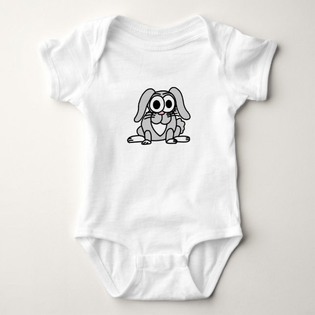 Randy Rabbit Baby Strampler (Vorderseite)