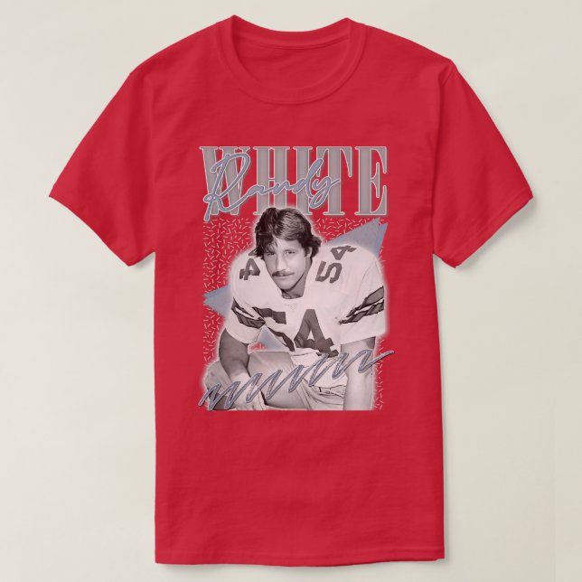 Randy White Retro Fan Geschenkdesign T-Shirt (Design vorne)