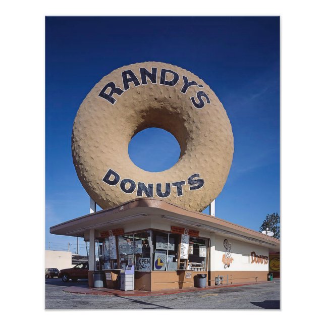 Randy's Donuts California Mid Century Modern Fotodruck (Vorne)