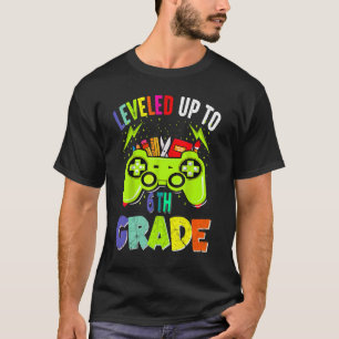 Rang 6 des Gamers zurück in die Schule T-Shirt