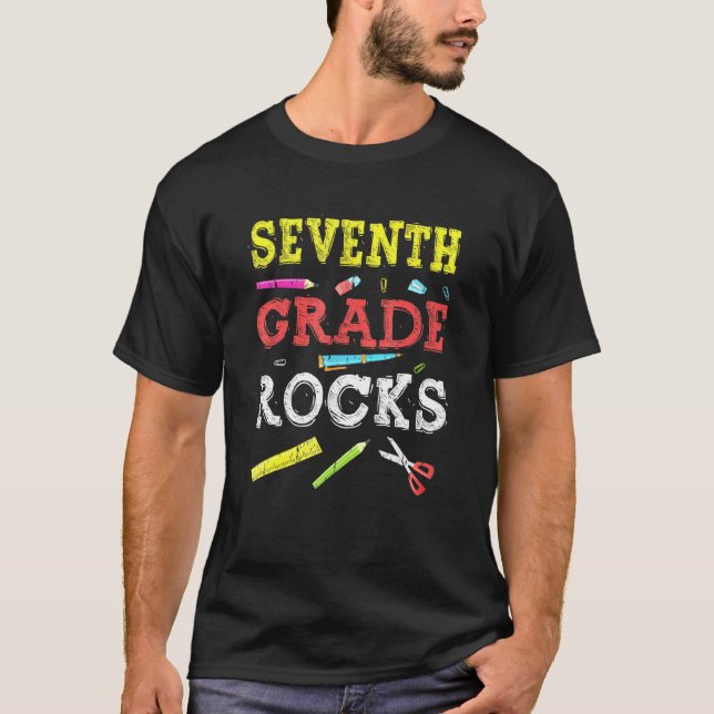Rang 7: Zurück zum Schullehrer T-Shirt (Vorderseite)