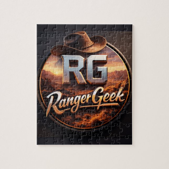 Range geek western style logo jigsaw (Vertikal)