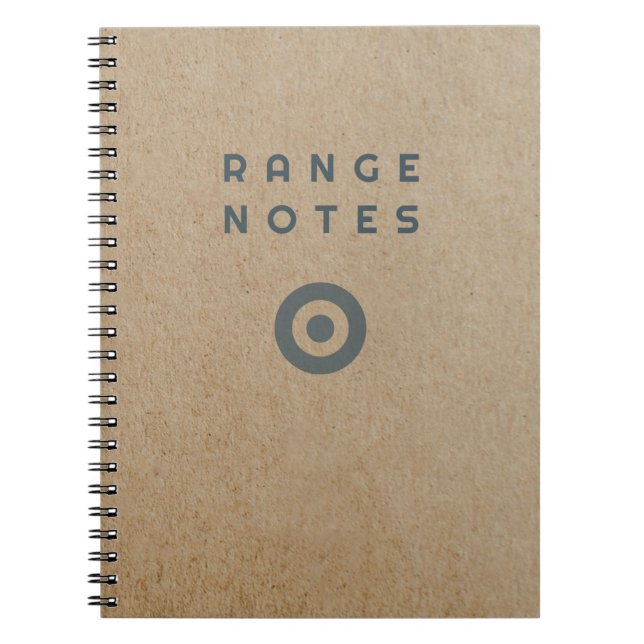 Range Notes - Shooting Range Logbook Notizblock (Vorderseite)