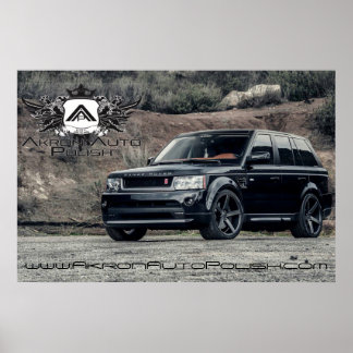 Range Rover, Akron Auto Polnisch Poster