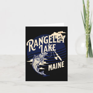 Rangeley Lake Maine Fliegenforelle B Fisher Sou Karte