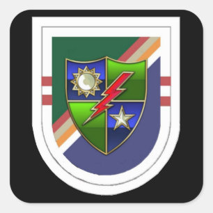 Ranger 2. Bn Beret Flash (alt) mit DUI Stickers