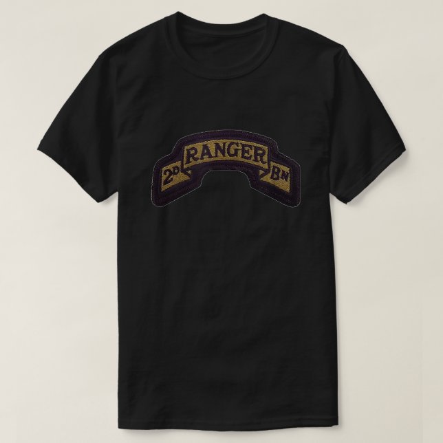 Ranger Bat Scroll U.S. Army Green T-Shirt (Design vorne)