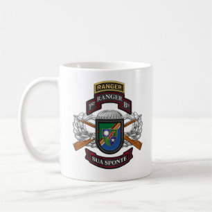 Ranger Battalion BERET FLASH DUI SSI RANGER T- Kaffeetasse