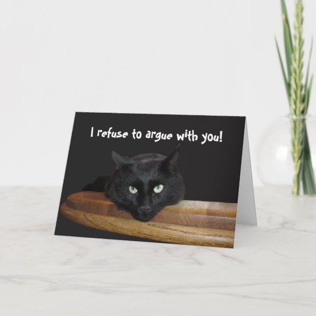 Ranger Black Cat Meilleure carte de la fête des mè (Devant)