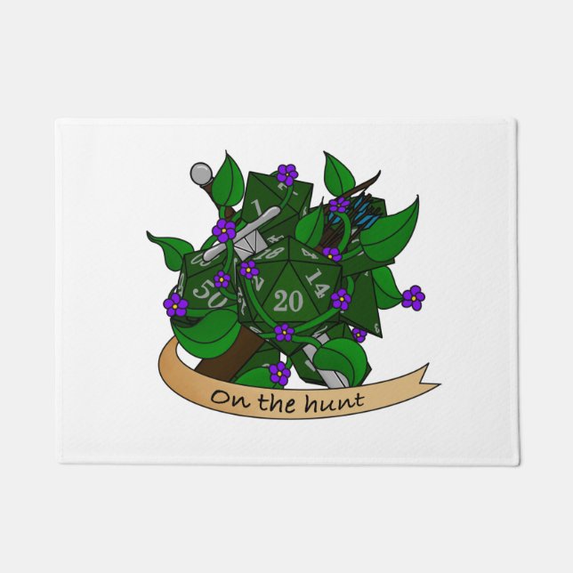 Ranger Dice Design Fußmatte (Vorderseite)