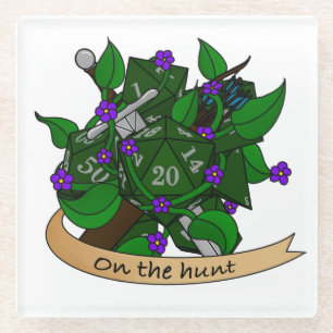 Ranger Dice Design Glasuntersetzer