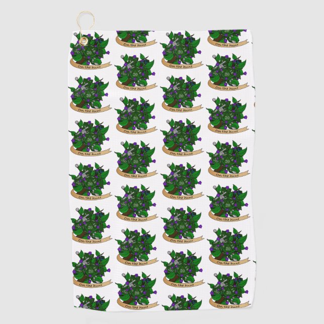 Ranger Dice Design Golfhandtuch (Vorderseite)