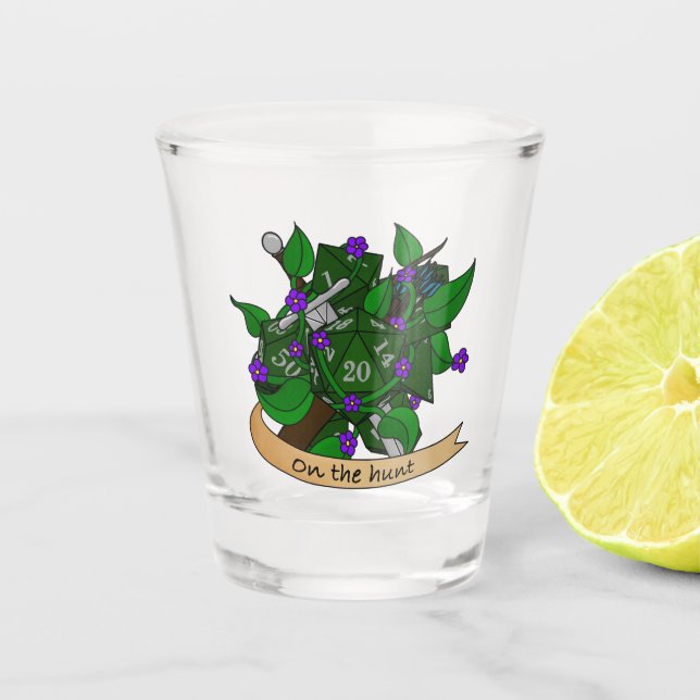 Ranger Dice Design Schnapsglas (Vorderseite)