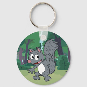 Ranger Graues Eichhörnchen Schlüsselanhänger
