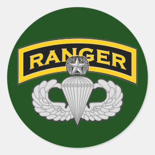 Ranger-Karton und Master-Blaster-Flügel Runder Aufkleber