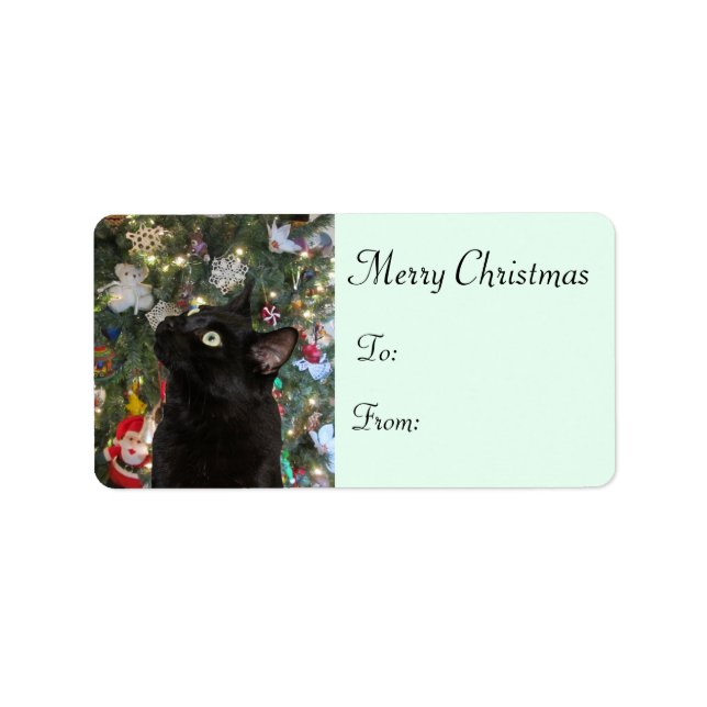 Ranger Kitty Weihnachtsgeschenke Labels Adressaufkleber (Vorne)