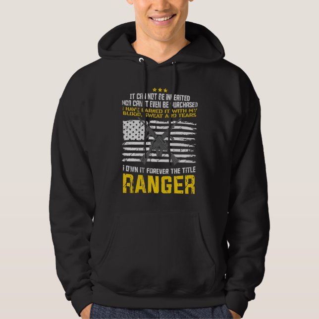 Ranger Military Design Hoodie (Vorderseite)
