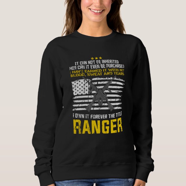 Ranger Military Design Sweatshirt (Vorderseite)