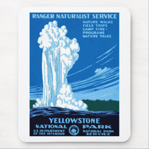 Ranger Naturalist Service ~ Yellowstone Mousepad