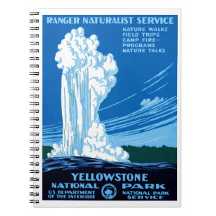 Ranger Naturalist Service ~ Yellowstone Notizblock