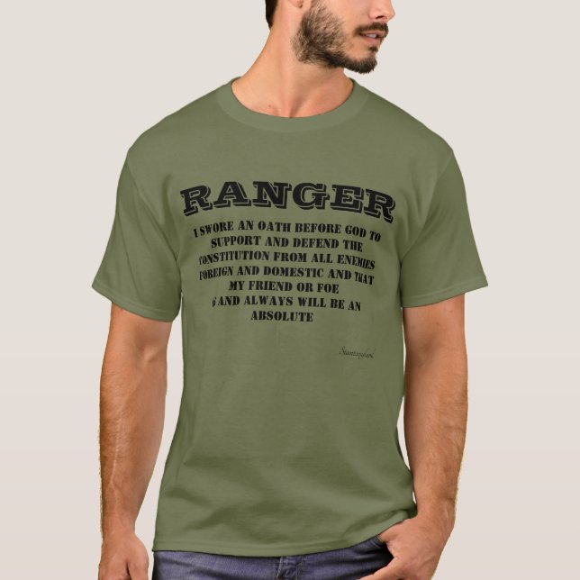 RANGER Oath GreenT-Shirt-T - Shirt (Vorderseite)