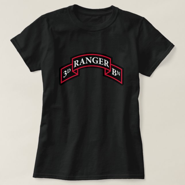 Ranger Ranger 3. Ranger Battalienscroll T-Shirt (Design vorne)