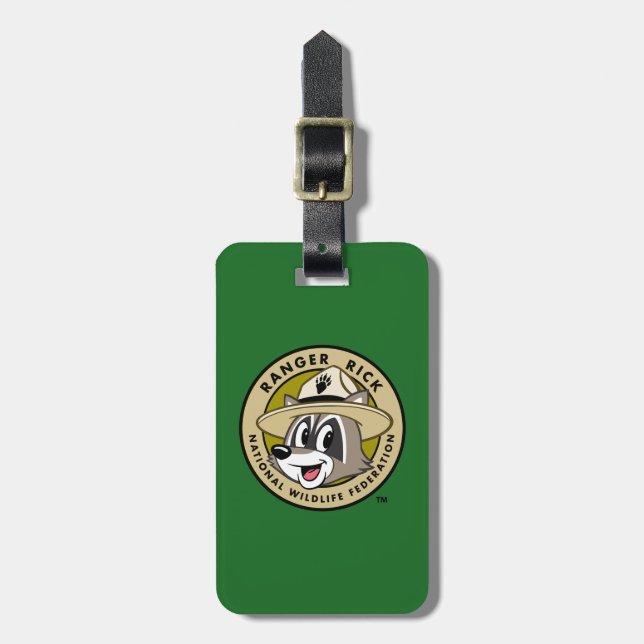 Ranger| Ranger Rick Logo Gepäckanhänger (Vorderseite vertikal)