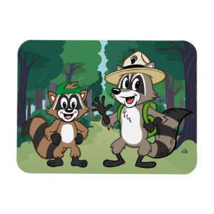 Ranger  Ranger Rick & Ricky Magnet